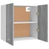 Hanging Cabinet Grey Sonoma Engineered Wood | HipoMarket UK