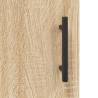 Stylish Highboard Sonoma Oak - 69.5x34x180 cm