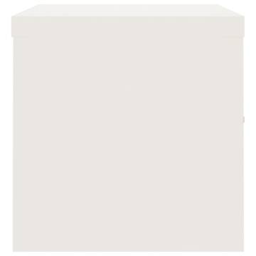 File Cabinet White 90x40x40 cm Steel - Stylish & Secure Storage