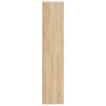 Sonoma Oak Book Cabinet/TV Cabinet - Sleek Design 36x30x143 cm