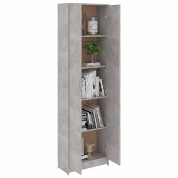 Concrete Grey Hallway Wardrobe - Stylish & Functional Storage