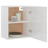 High Gloss White Hanging Cabinets - Stylish Storage Solution