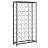 Wine Rack for 45 Bottles - Elegant Black Wrought Iron Design