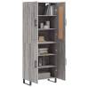 Highboard Grey Sonoma 69.5x34x180 cm - Stylish Storage Solution