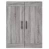 Highboard Grey Sonoma 69.5x34x180 cm - Stylish Storage Solution