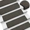 Stair Mats Self-adhesive Sisal-Look 15 pcs 65x21x4 cm Anthracite Colour anthracite Quantity in Package 15 