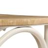 Cross Chairs Set of 2 - White Solid Mango Wood | Hipo Market