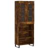 Highboard Smoked Oak - Stylish Storage Solution | Hipo Market