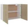 Hanging Cabinet Sonoma Oak 80x31x60 cm - Durable Storage