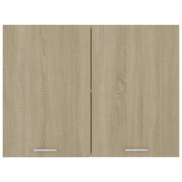 Hanging Cabinet Sonoma Oak 80x31x60 cm - Durable Storage