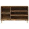 Elegant Smoked Oak Shoe Cabinet - 102x36x60 cm | HipoMarket