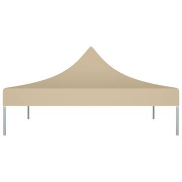 Party Tent Roof 2x2 m Beige - Durable Replacement Cover