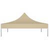 Party Tent Roof 2x2 m Beige - Durable Replacement Cover