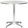 Garden Table Silver 80x70 cm Aluminium Size 80 x 70 cm Quantity in Package 1 