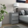 Bed Cabinet Grey Sonoma 40x35x62.5 cm Engineered Wood Colour grey sonoma Quantity in Package 1 