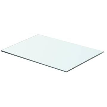 Shelf Panel Glass Clear 50x30 cm - Durable & Modern Display