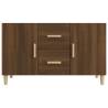 Brown Oak Sideboard - Stylish & Ample Storage 100x36x60 cm