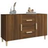 Brown Oak Sideboard - Stylish & Ample Storage 100x36x60 cm