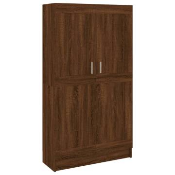 Book Cabinet Brown Oak - Stylish & Durable Storage Solution