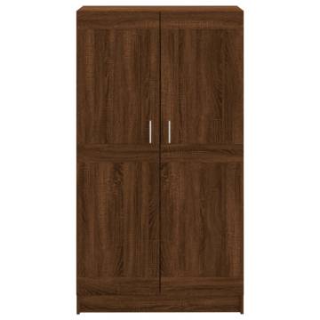 Book Cabinet Brown Oak - Stylish & Durable Storage Solution