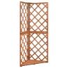 Corner Trellis 50x50x145 cm Solid Fir Wood Colour brown Quantity in Package 1 