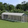 Outdoor Dog Kennel with Roof - Spacious & Durable 2x14x2.5m