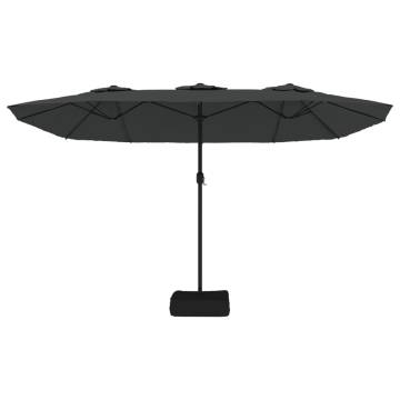 Double-Head Parasol Anthracite 449x245 cm | HipoMarket