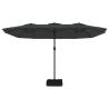 Double-Head Parasol Anthracite 449x245 cm | HipoMarket