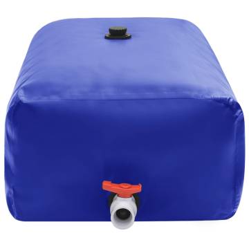 Foldable 670L PVC Water Tank with Tap | HipoMarket UK