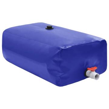 Foldable 1500L Water Tank with Tap - Durable PVC Storage