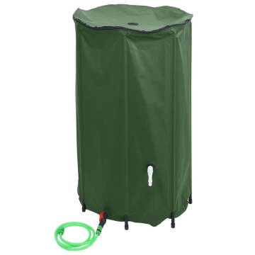 Foldable 100L Water Tank with Tap - Durable PVC Storage