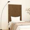 Wall Headboard Honey Brown 82.5x3x110 cm Solid Wood Pine Colour honey brown Size 82.5 x 110 cm Quantity in Package 1 