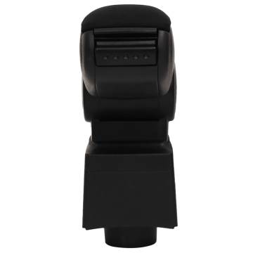 Car Armrest Black - Adjustable Storage for VW POLO | HipoMarket