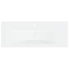 High Gloss White Sink Cabinet with Built-in Basin | HipoMarket