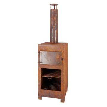 Esschert Design Terrace Stove & Pizza Oven - Rust