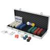 Premium Poker Set with 500 Chips in Aluminium Case