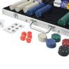 Premium Poker Set with 500 Chips in Aluminium Case