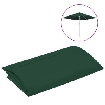 Replacement Green Fabric for 300 cm Outdoor Parasol