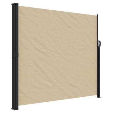 Retractable Side Awning Beige 180x300 cm - HipoMarket