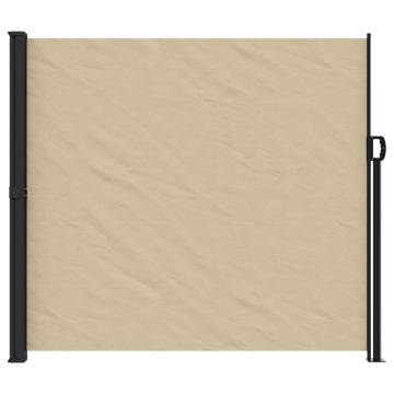 Retractable Side Awning Beige 180x300 cm - HipoMarket