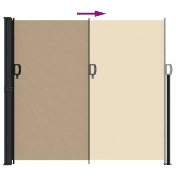 Retractable Side Awning Beige 180x300 cm - HipoMarket