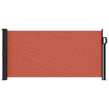 Retractable Side Awning Terracotta 100x500 cm - Hipomarket