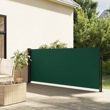 Retractable Side Awning - Dark Green 100x300 cm | HipoMarket