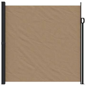 Retractable Side Awning Taupe 200x600 cm | Hipomarket UK