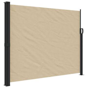 Retractable Side Awning Beige 170x300 cm - Hipomarket