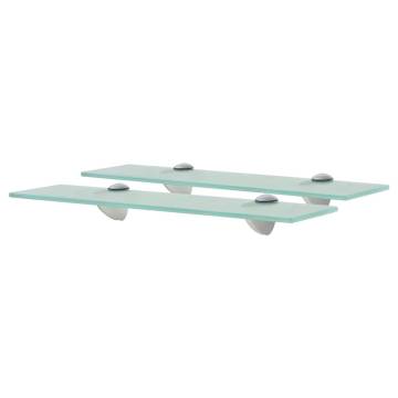 Floating Glass Shelves (2 pcs) - Stylish & Functional | HipoMarket