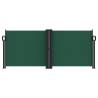 Retractable Side Awning Dark Green 100x600 cm | HipoMarket