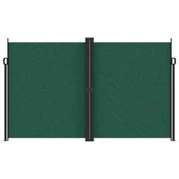 Retractable Side Awning Dark Green 200x1000 cm - Buy Online