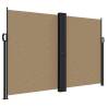 Retractable Side Awning Taupe 160x1200 cm | Privacy Solution