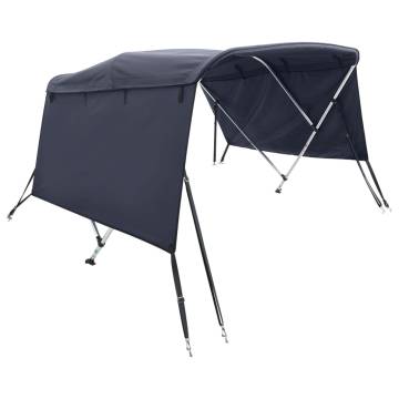 3-Bow Bimini Top with Sidewalls - Durable & UV-Resistant | HiPoMarket